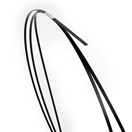 StewMac Black Plastic Binding, .020" x .075" (.51mm x 1.90mm)