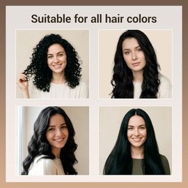 MEIDU- Champú para teñir el cabello para cubrir las canas, tinte negro natural 3 en 1 para mujeres y hombres, 500 ml