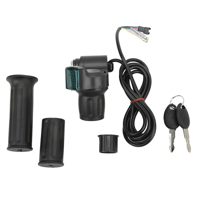 Electric Bike Twist Throttle Grip Set Universal Speed Governer with