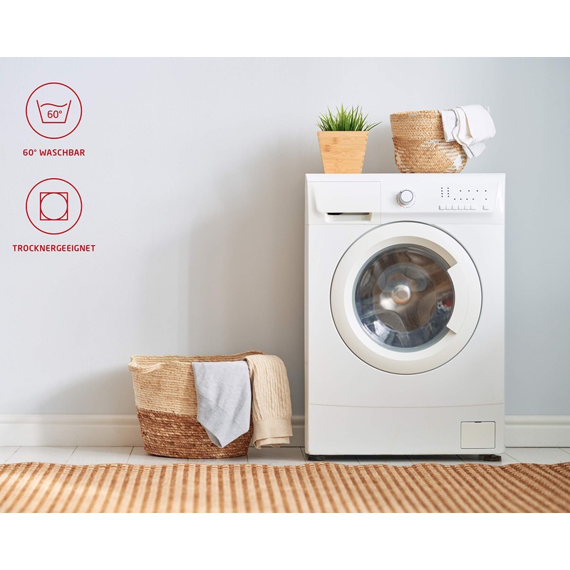 fleuresse Colours pillow case, made from Mako satin, Cotton, denim,