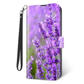 KUJKBFWJ Wallet Case for Google Pixel 10/10 Pro with RFID Blocking Credit Card Holder, Beautiful Lavender, Flip PU Leather Magnetic Closure Wrist Strap Phone Cover for Google Pixel 10/10 Pro
