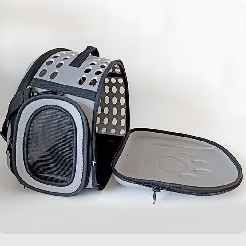 Cat Carrier Collapsible Breathable Large Capacity Portable Pet Carrying Bag