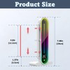 KLLsmDesign Height Adjustable RGB GPU Support with Integrated Temperature Display,