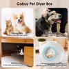 Cobuy Automatic Pet Dryer Box, Pet Grooming Dryer, Cat Hair