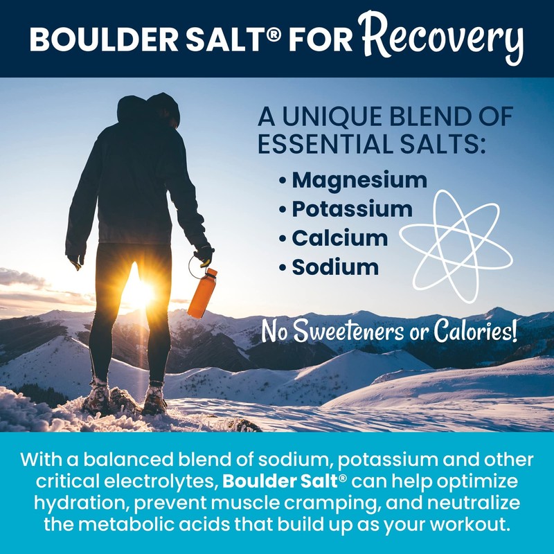 Boulder Salt - Low Sodium - Potassium Magnesium Salt Substitute