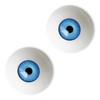 Realistic Plastic Halloween Eyeball Half Round Acrylic Eyeball Doll Making