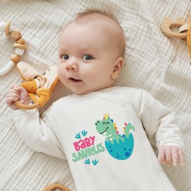 Dazoratix Baby Iron on Transfers - 30 Sheets Cute DTF Transfer Ready to Press Onesie Decorating Kit Making Heat Patches Stickers for Shower Games Bibs DIY Crafts Gender Reveal T-Shirt Clothing Fabric