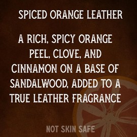 Buyitshipit - Spiced Leather Fragrance From Our Leather Collection - Perfect For Adding Aroma to Freshies, Candles and Diffusers - 8 Ounces