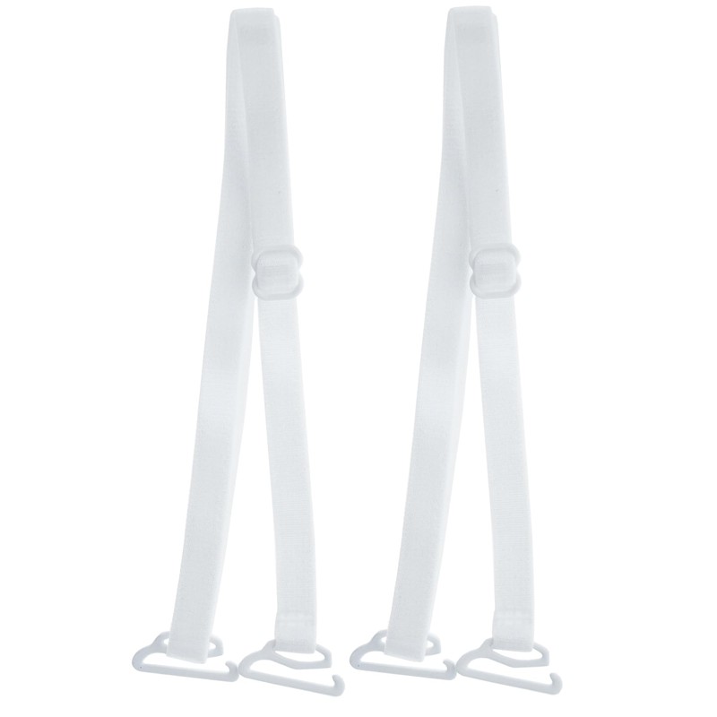 Magicmode 3 Pairs Bra Strap Replacement Elastic Adjustable Removable 8MM