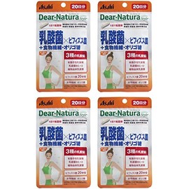 Dianatura Style Lactic Acid Bacteria x Bifidobacteria + Dietary Fiber, Oligosaccharide, 20 Capsules (20 Day Supply) (4 Pieces)