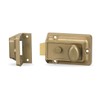 Rimlock, Latchlock with Thumbturn, Brass