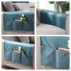 CEYISZHU Thick Leathaire Armrest Covers for Armchair and Sofa Remote