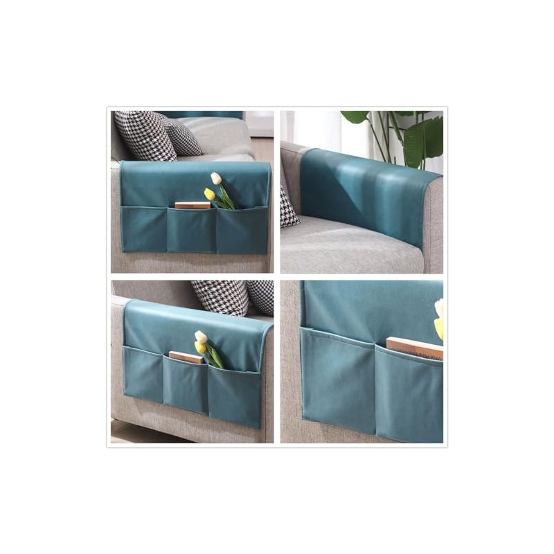CEYISZHU Thick Leathaire Armrest Covers for Armchair and Sofa Remote
