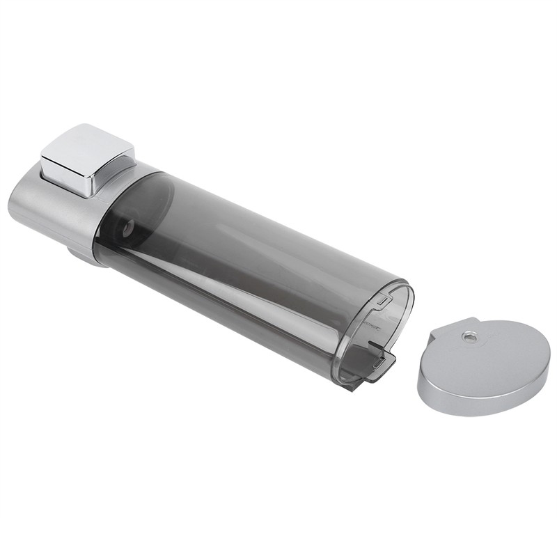 200MLx2 Silver DoubleHead Soap Dispenser WallMounted Manual Shampoo Dispensers