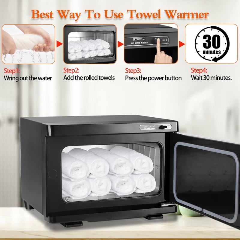 LKT COBTAC Hot Towel Warmer,Medium Towel Warmer Cabinet,Spa Hot Towel