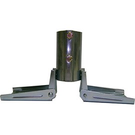 Roof Mount Peak Heavy Duty Fit Antenna Mast Up To 1 7/8 Galvanized Base Mount For Telescopic Masts Aerial Mount Bracket Rooftop Peak Antenna Mount