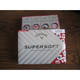 1 dozen BRAND NEW 2025 Callaway SuperSoft White golf balls Ace Logo