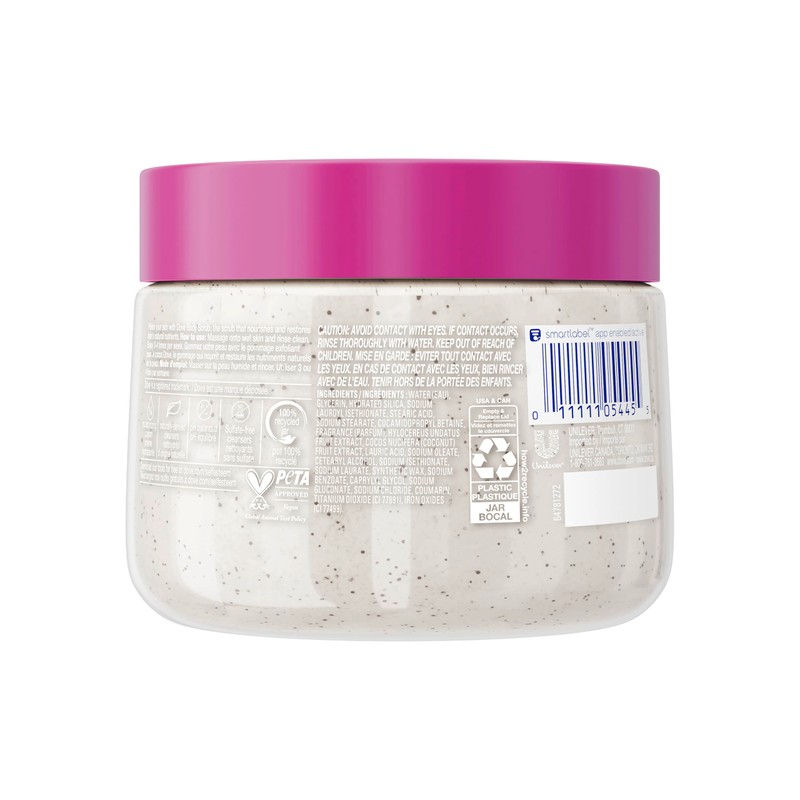 Dove Body Scrub For SIlky Smooth Skin Dragon Fruit &