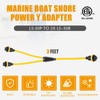 Kanayu 3FT RV Marine Boat Shore Power Adapter L5-30P Male