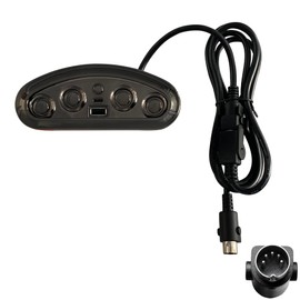 Dlfeue Mulin 5 Button 5 Pin Switch MLSK35-G9 MLSK35-G6 Right Replacement with Dual USB A C Ports for Power Recliner Lift Chair Electric Sofa Hand Control Model AC035