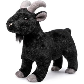 BABY FRANKIEZHOU Black Goat Plush Toy, Goat Stuffed Animal
