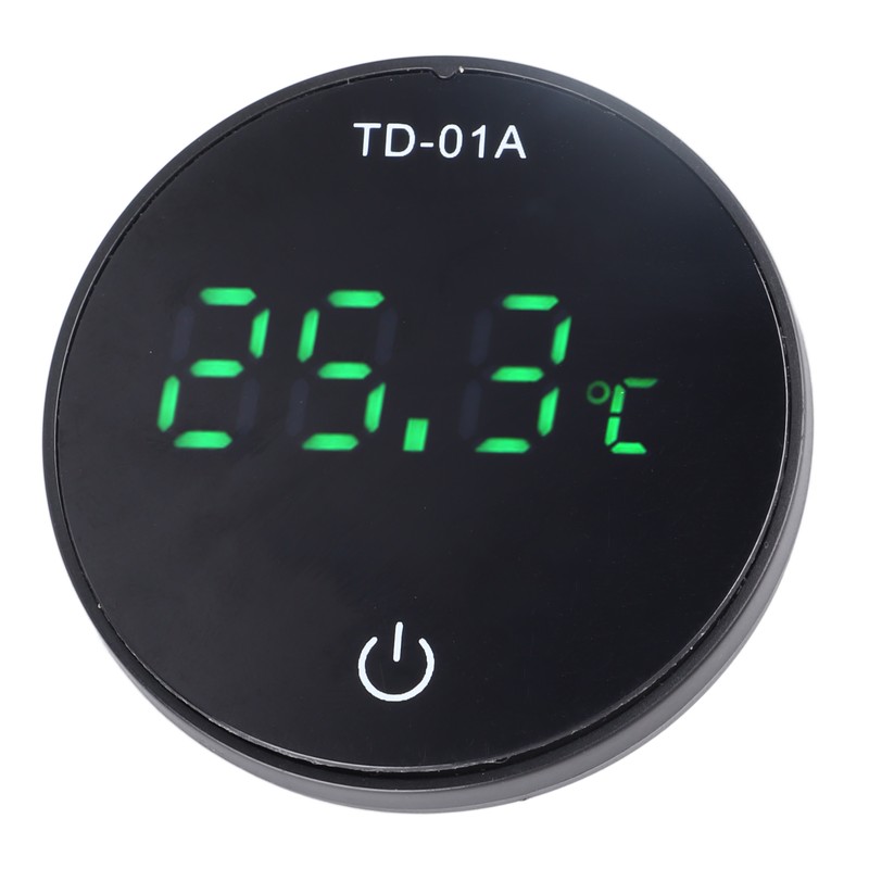 Aquarium Digital Thermometer Accurate LED Display Touch Screen USB Rechargeable