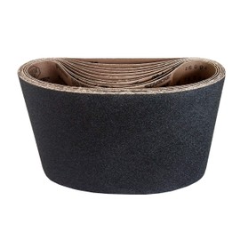 Starcke Premium 7-7/8" x 29-1/2" Floor Sanding Belts Silicon Carbide Cloth Belts - for Glass, Stone, and Plastics (10 Pack, 50 Grit)