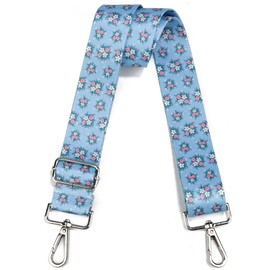 Silver Hardware Purse Strap Crossbody Straps for Purses Wide Shoulder Strap Adjustable Replacementor Shoulder Bags, Canvas Tote Handbags