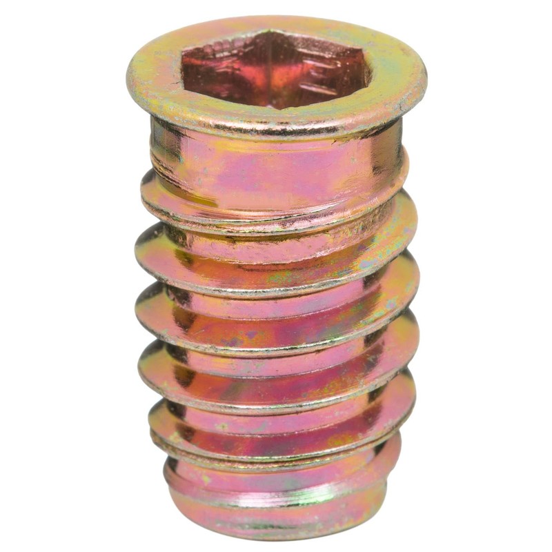 YoiYee Wood Furniture M8 x 22 mm Threaded Insert Nuts