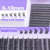 Wispy Lash Clusters Natural Eyelash Clusters 8-18mm Volume Lash Extension