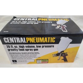 Central pneumatic 20 Oz. HVLP Gravity Feed Paint Spray Gun Air tool 20-50 PSI
