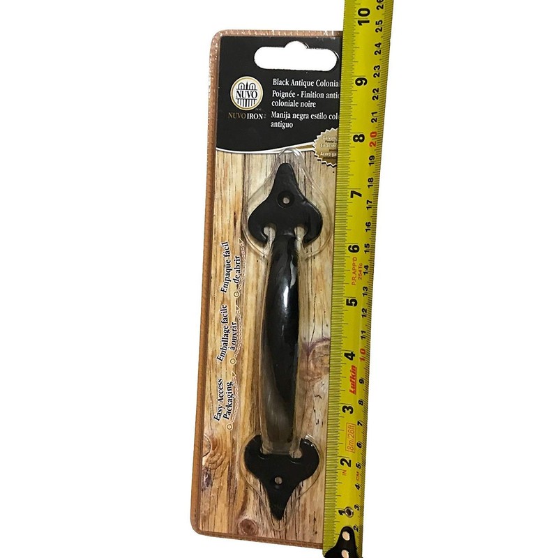 Nuvo Iron Black Antique Colonial Handle, 7"