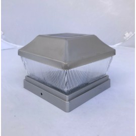 Affordable Store 12-Pk Solar (Top Of Metal Material) Cap SMD LED Light For 4"X4" Or 5"x5" Post - Stainless Metal Plated, 5"x5" Base