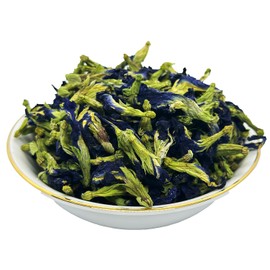 Laksaru Premium Dried Blue Butterfly Pea Flowers – 1 oz |28g|100% Natural Herbal Tea | Vibrant Blue Color for Drinks, Cocktails, Baking & Skincare | Caffeine-Free & Rich in Antioxidants|Product from Sri Lanka