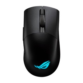ASUS ROG Keris - mouse inalámbrico para juegos AimPoint, conectividad trimodo (2.4GHz RF, Bluetooth, cableado), sensor de 36000 DPI, 5 botones programables, ROG SpeedNova, interruptores reemplazables,