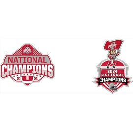 Ohio State Extra Durable Laminated Vinyl Decal 2024 National Championship Logo (2")