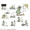 WORLD CRAFT MOKFS-111 Moomin Seal, Clear Flake Seal, Moomin and