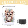 SHEGZHUC Diamond Painting Bedside Lamp Touch Diamond Painting Owl LED