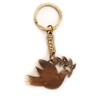 IconsGr Ancient Greek Dove of Peace Keyring with Olive Branch,