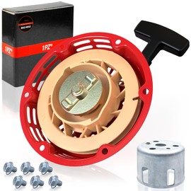1PZ BA5-W02 Arrancadores de retroceso, accesorios de generador de gasolina de arranque de placa de tracción Reemplazo de 196cc Coleman BT200X CT200U Trail CT200U-EX Mini Bike Motovox MBX20 TrailMaster MB200 Predator 212cc Baja Hammerhead 80T kart