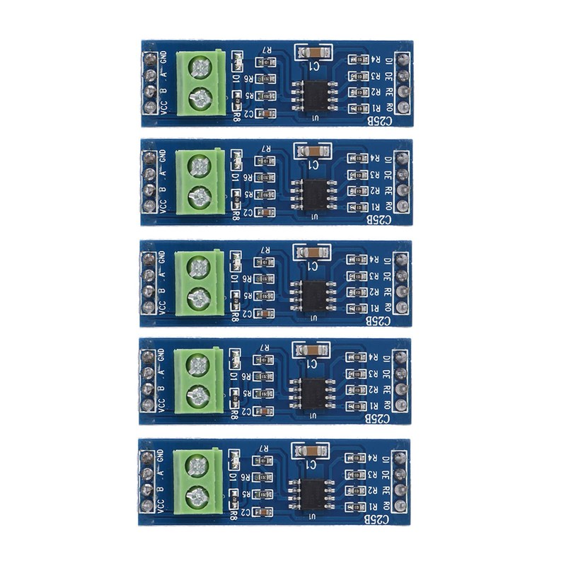 RS-485 Adapter Module, 5Pcs MAX485 RS-485 Converter Module, TTL to