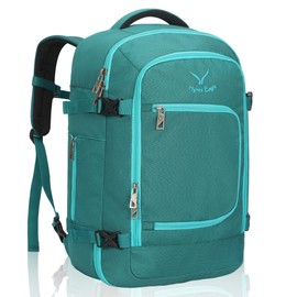 Hynes Eagle 40L Travel Backpack Carry on Backpack 51x35x25cm Flight Approved Hand Luggage Cabin Bag Suitcase Large Casual Daypack Weekender Bag Overnight Rucksack Teal