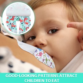 Breling 18 Pack Feeding Tube Pads Button Pad Gtube Button Covers Reusable g Tube Cutie Dinosaur Feeding Supplies for Kids Baby Breastfeeding Nursing Care(Dinosaur)