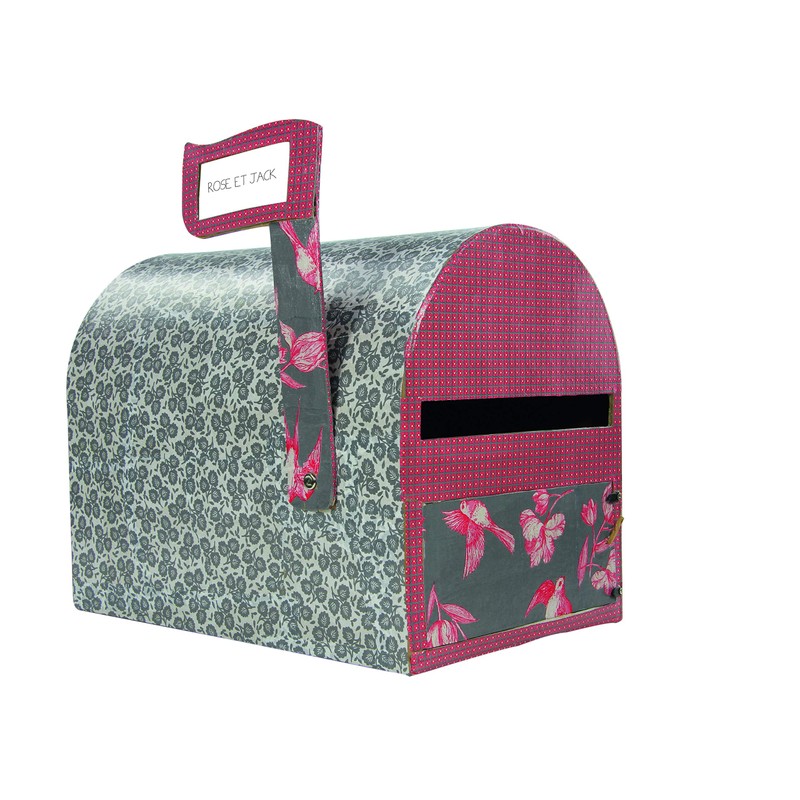 Décopatch EV001O Paper-Mâché Letterbox 29 x 19 x 23 cm