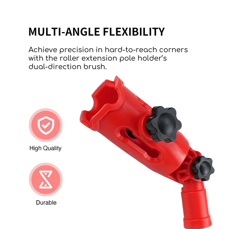 Multi-Angle Paint Brush Extender,Paint Brush Extender Holder with 180°Rotation,Universal Paint