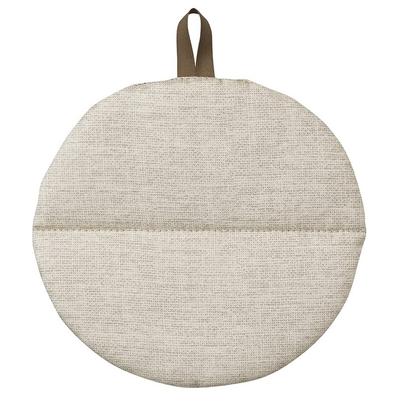 &NE NHK-226-NLBE Round Pot Holder, Natural Beige