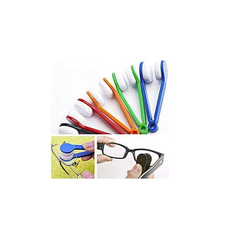 LASSUM 5 PCS Mini Sun Glasses Eyeglass Microfiber Spectacles Cleaner