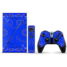 MightySkins Skin Compatible With NVIDIA Shield TV (2017) wrap cover sticker skins Blue Bandana
