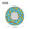 Yellow Rubber Duck Shower Cap For Women Adjustable Double Waterproof