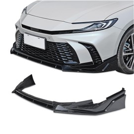 Axinda Car Front Bumper Spoiler Lip Fit for Toyota Camry 9th 2024 2025, Air Chin Body Kit Splitter, Bumper Splitter, Front Lip Chin Spoiler, ABS Materials (Front Lip Body Kit-Glossy Black)